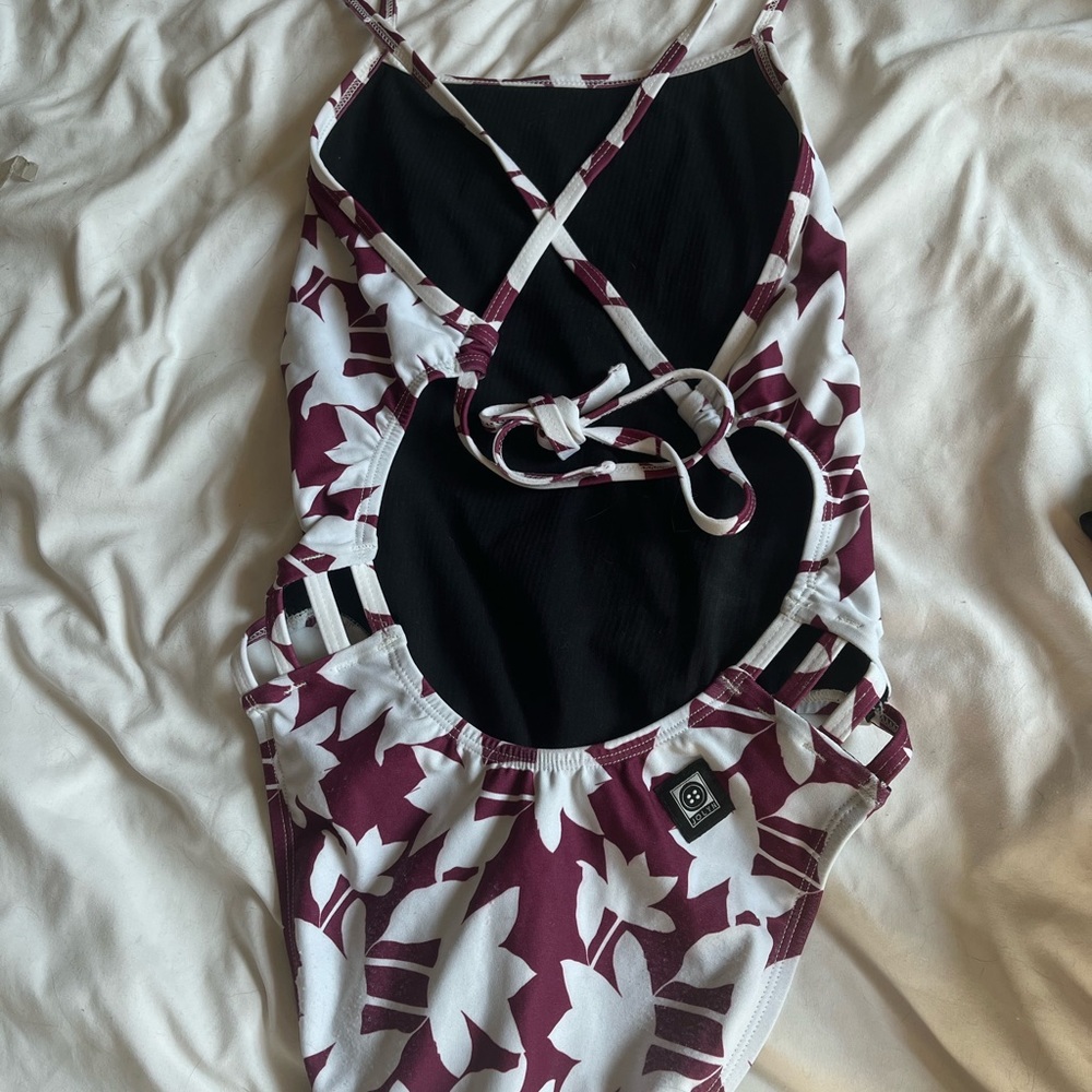 Jolyn Gavin One Piece Swim Suit with Cut outs